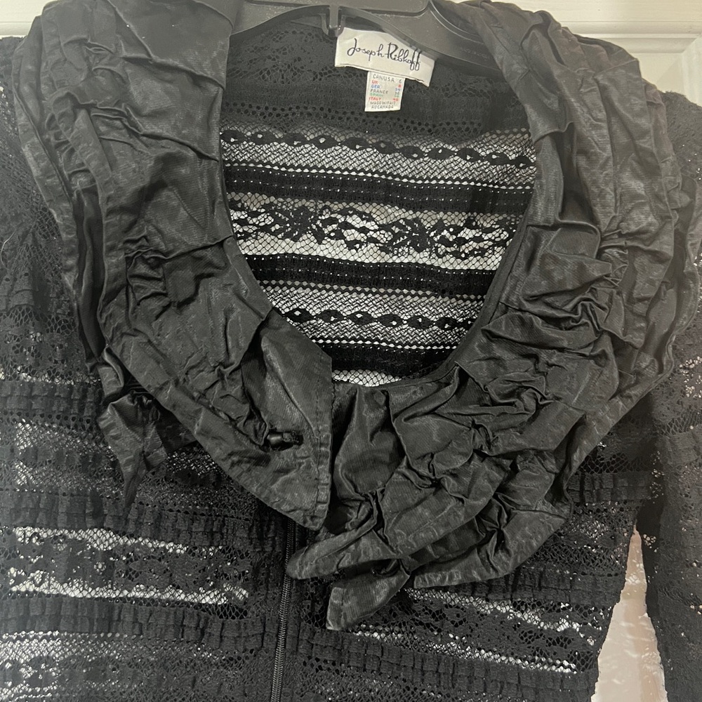 Joseph Ribkoff Black Lace Jacket
